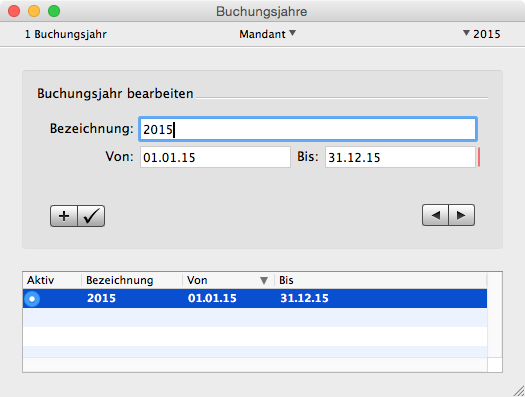 Fenster Buchungsjahre in LoopsFinanz