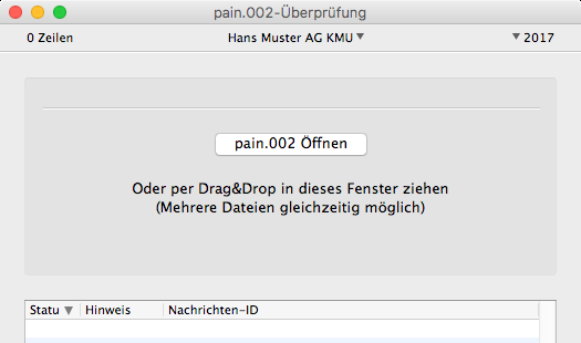 Pain.002 prüfen in LoopsFinanz
